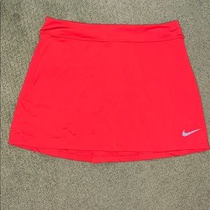 Red Nike skirt